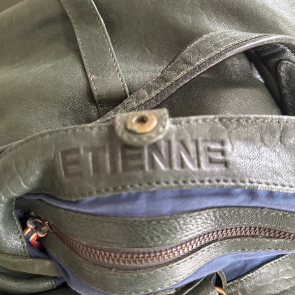 $925 JEROME DREYFUSS Etienne Handbag in Sapin - Picture 3 of 6